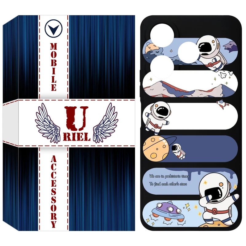 کاور یوریل قاب مدل KSH کد 30 طرح کهکشان مناسب برای گوشی موبایل شیائومی Redmi 13 4G / Redmi 13 5G / Poco M6 4G