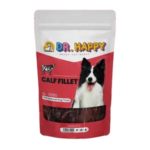غذای سگ دکتر هپی مدل calf fillet وزن 70 گرم