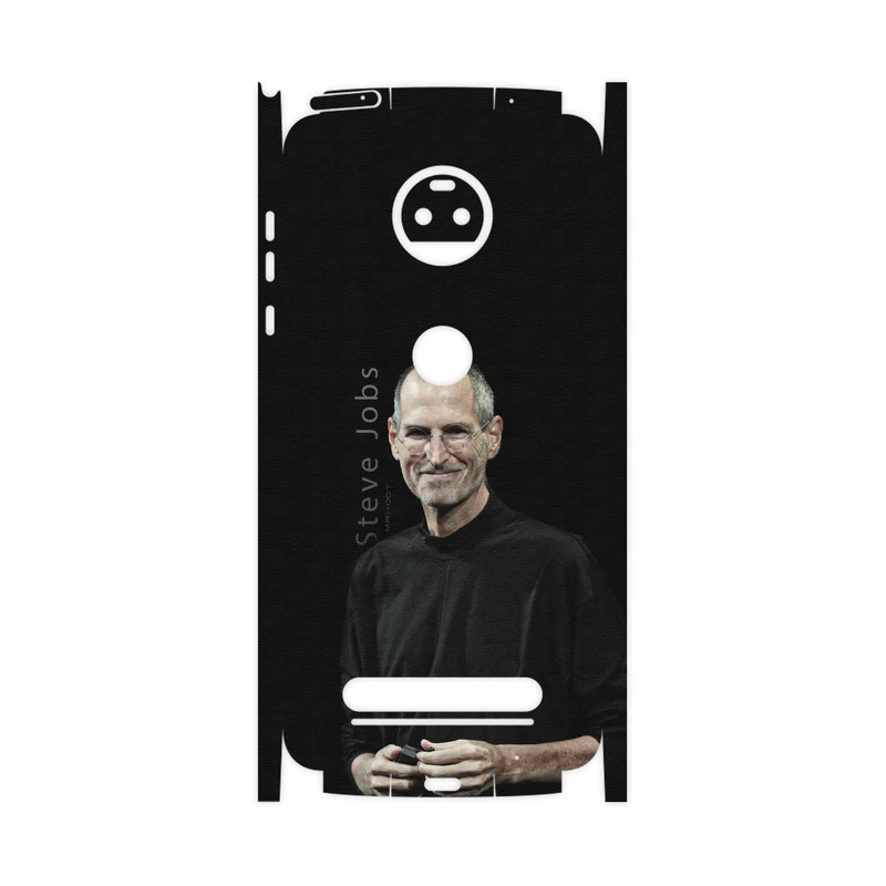 برچسب پوششی ماهوت مدل Steve Jobs-FullSkin مناسب برای گوشی موبایل موتورولا Moto Z2 Force