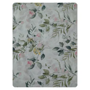 ملحفه پانیذ پود مدل سوسن کد P103-1 دو نفره سایز 235x235 سانتی متر