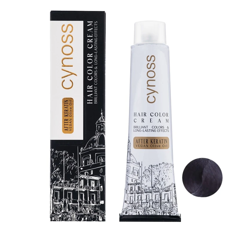 رنگ مو سینوس شماره A7 حجم 120 میلی لیتر رنگ آبی فلورنتین متوسط