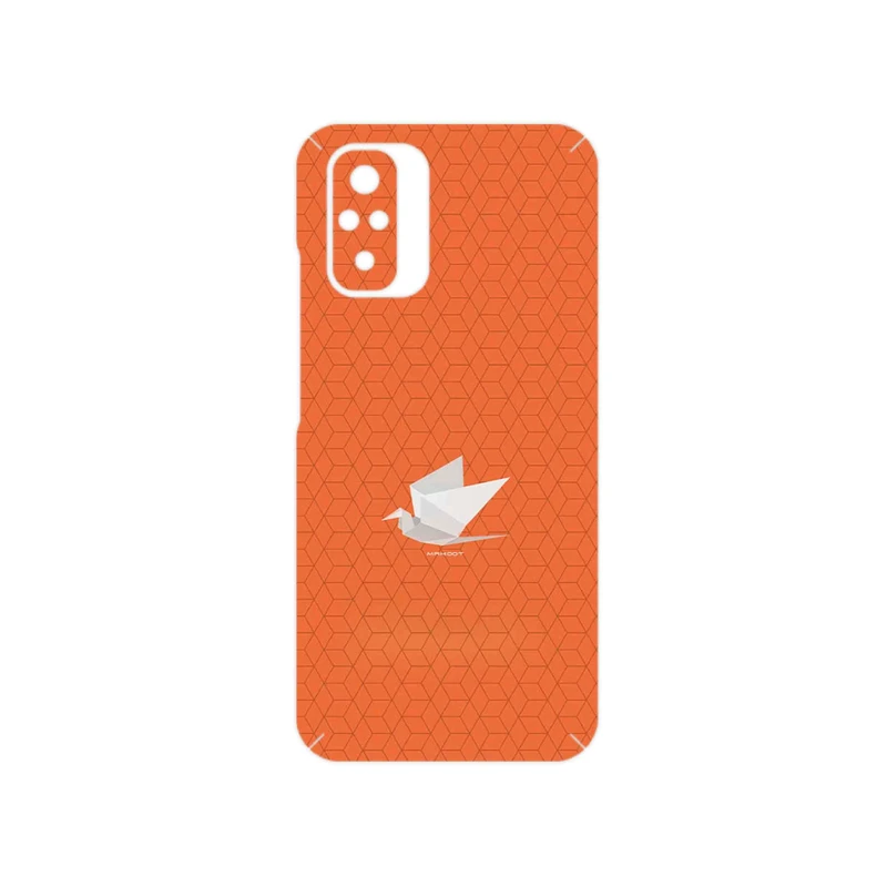 برچسب پوششی ماهوت مدل Minimalist origami bird مناسب برای گوشی موبایل شیائومی Redmi Note 10s