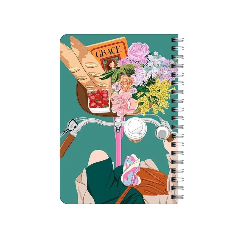 دفترچه یادداشت بامبیلیپ مدل چوبی طرح دوچرخه و خرید کد 7021517