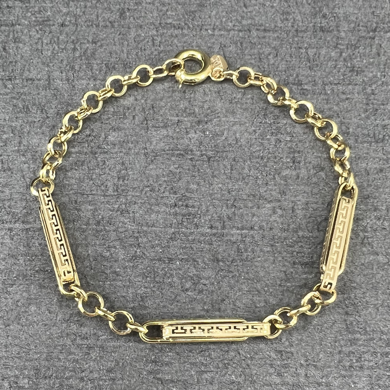 دستبند طلا 18 عیار مردانه دوست خوب مدل dk063
