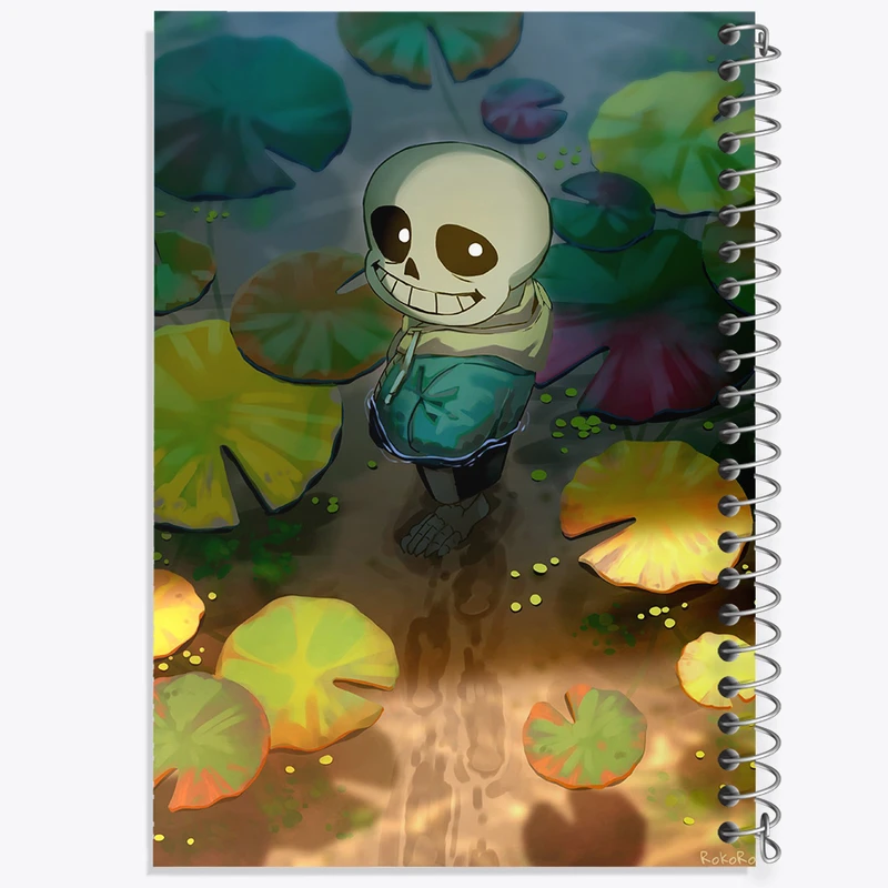 دفتر مشق 100 برگ خندالو طرح بازی آندرتیل (Undertale) کد 31785