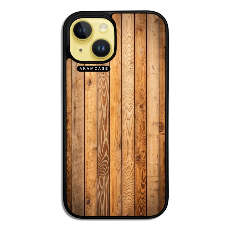 کاور آکام مدل AMC-WA15-WOOD-21 مناسب برای گوشی موبایل اپل iPhone 15