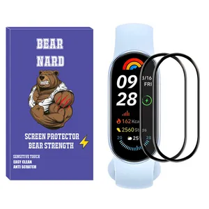 محافظ صفحه نمایش نانو برنارد مدل Pmma-BR مناسب برای ساعت هوشمند Mi Band 10 بسته دو عددی