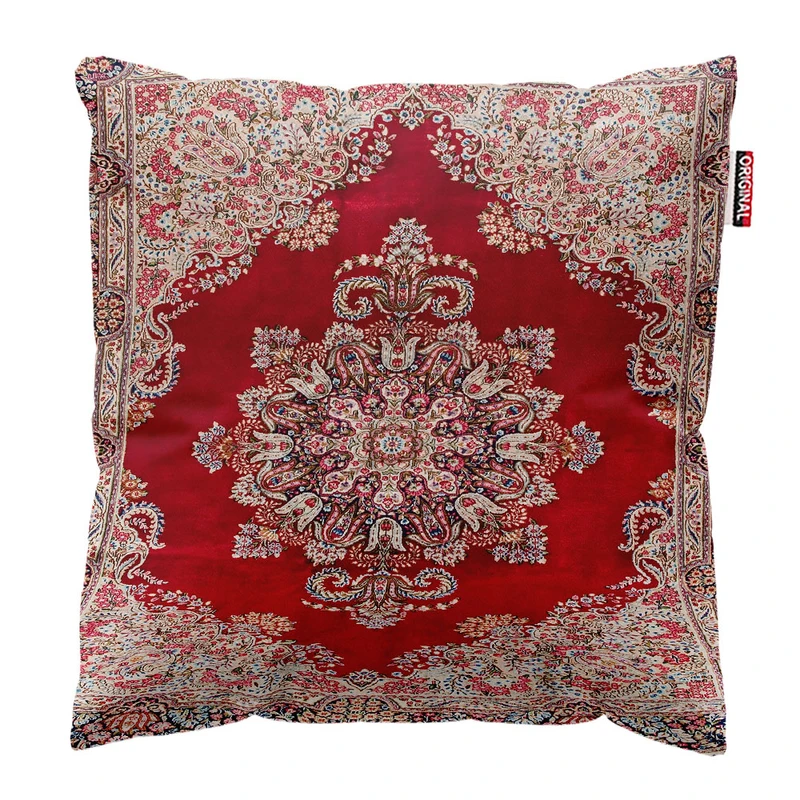 کوسن پاد آفرین مدل فرش و گلیم کد 21 سایز 40*40 سانتی متر