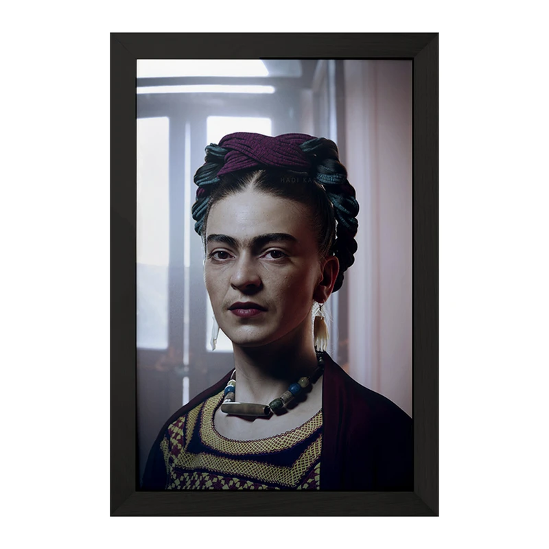 تابلو خندالو مدل فریدا کالو (Frida Kahlo) کد F889