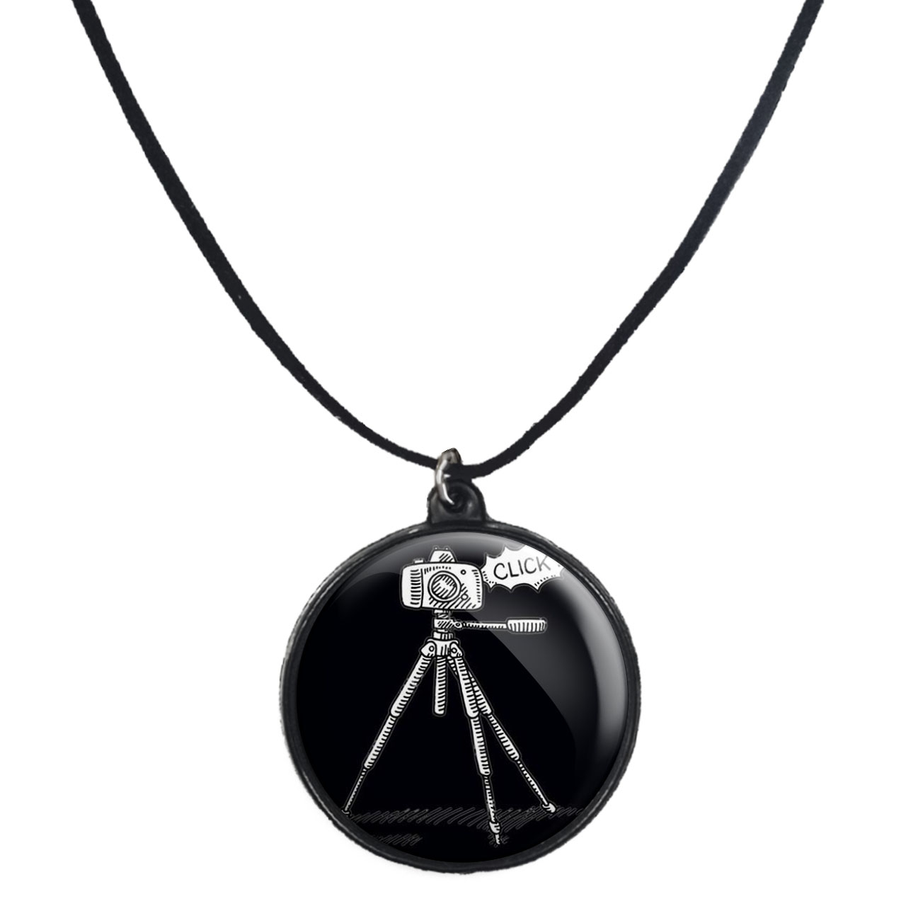 گردنبند پرمانه طرح عکاس کد pmb.5232 مدل دو طرفه