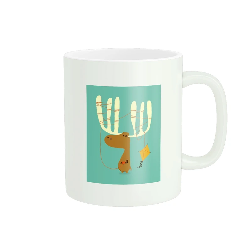 ماگ پاد آفرین مدل گوزن و بادباک کد 678