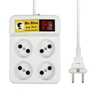 چند راهی برق مستر نیرو مدل چهار خانه کد 045