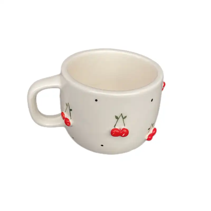 ماگ سرامیکی مدل آبمیوه طرح آلبالو کد A05