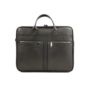 کیف دوشی دست دوز مردانه مدل ماکان چرم فلوتر