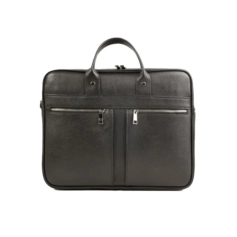 کیف دوشی دست دوز مردانه مدل ماکان چرم فلوتر