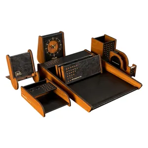 ست لوازم اداری رومیزی جوان کد 1B مجموعه 7 عددی