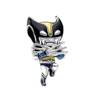 آویز گردنبند نقره زنانه پاندورا مدل Marvel wolverine 6544