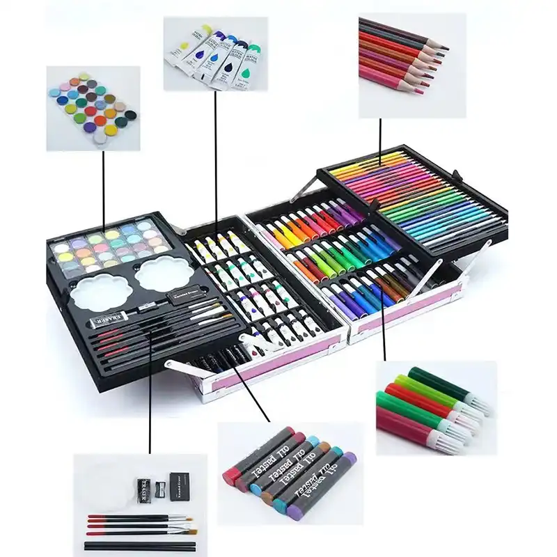 بسته رنگ آمیزی مدل اکسترا مجموعه 145 عددی