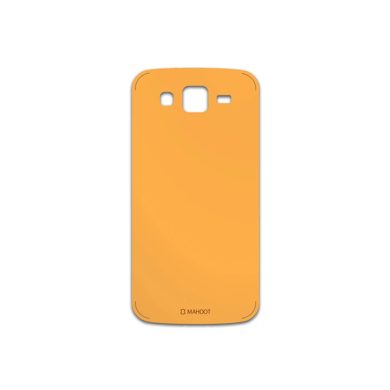 برچسب پوششی ماهوت مدل Matte-Orange مناسب برای گوشی موبایل سامسونگ Galaxy Grand 2