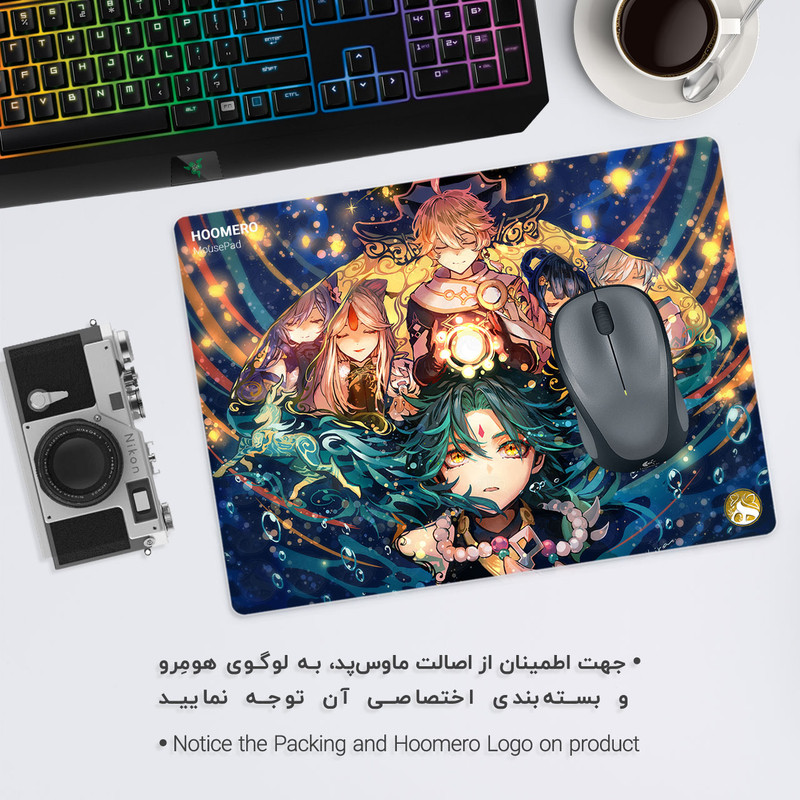ماوس پد هومرو طرح بازی Genshin Impact مدل A2090 1