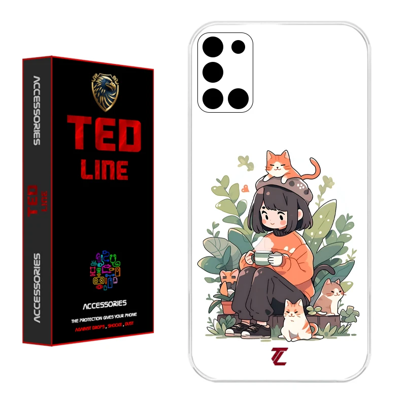 کاور تدلاین طرح گربه کد 1181 مناسب برای گوشی موبایل سامسونگ Galaxy A31