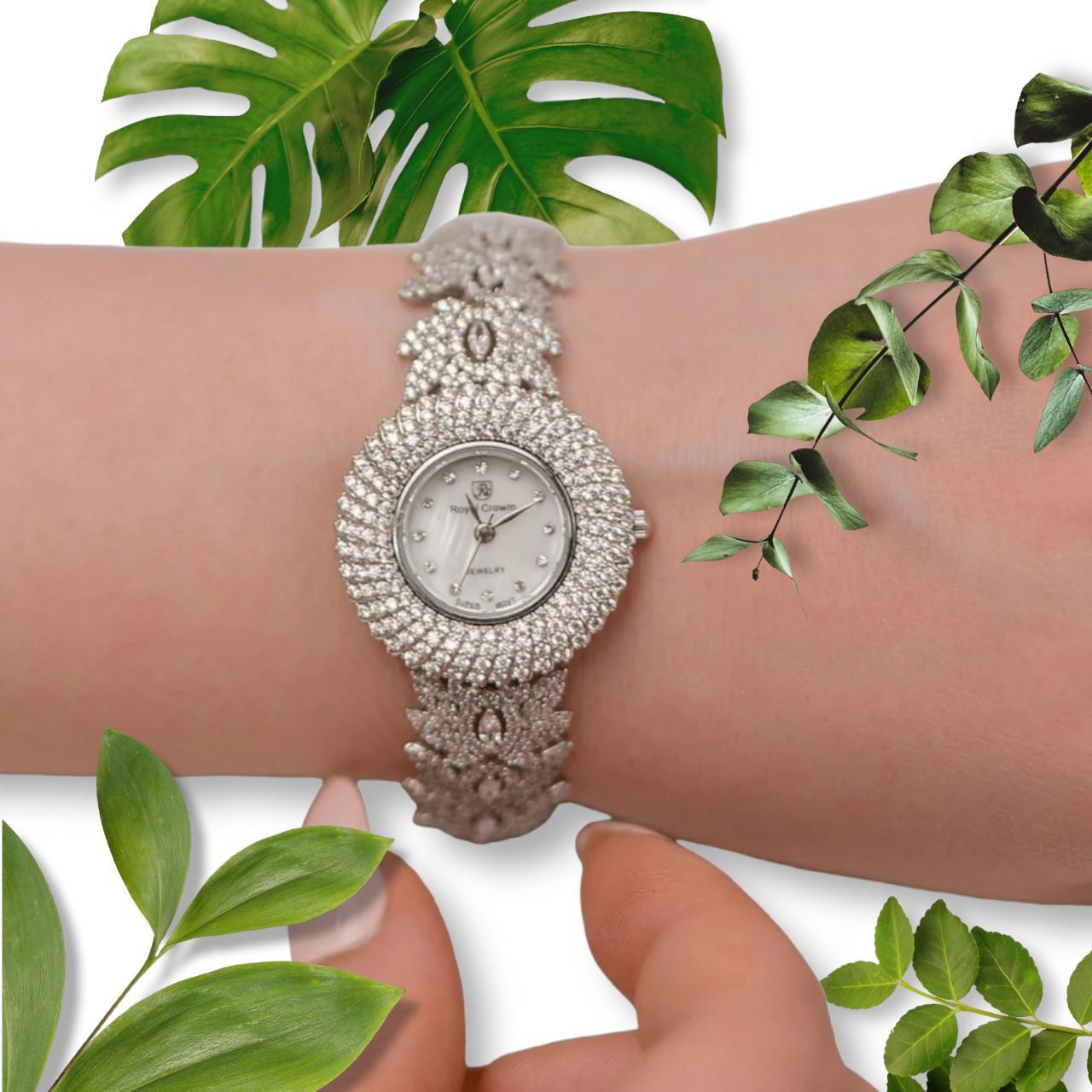 ساعت مچی عقربه ای زنانه رویال کرون مدل RZZDEH-085 ساچ - - 6