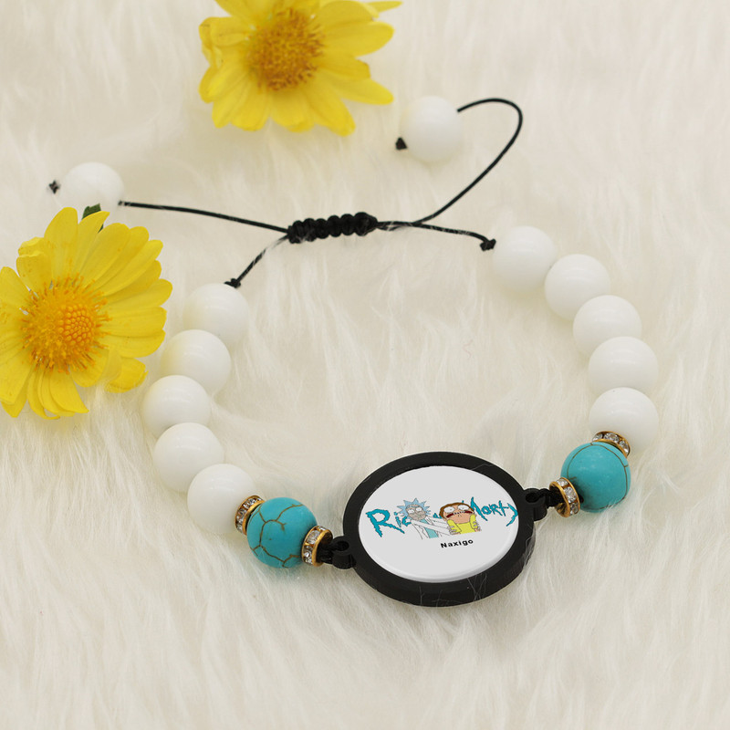 دستبند زنانه ناکسیگو طرح Rick and Morty کد BR4340