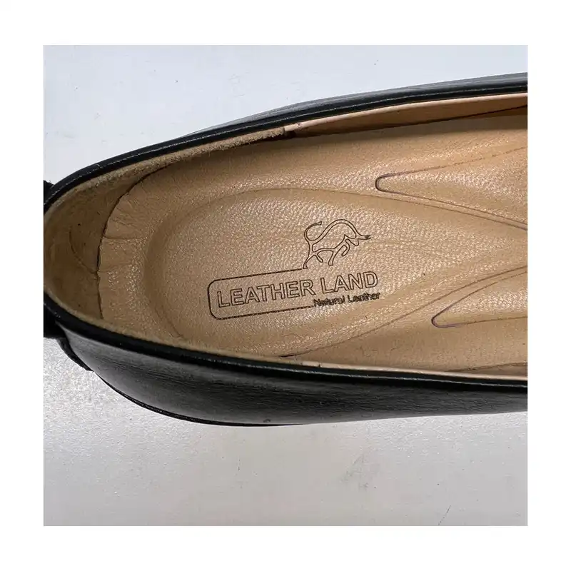 کفش روزمره زنانه سرزمین چرم مدل کد 141739 رنگ مشکی