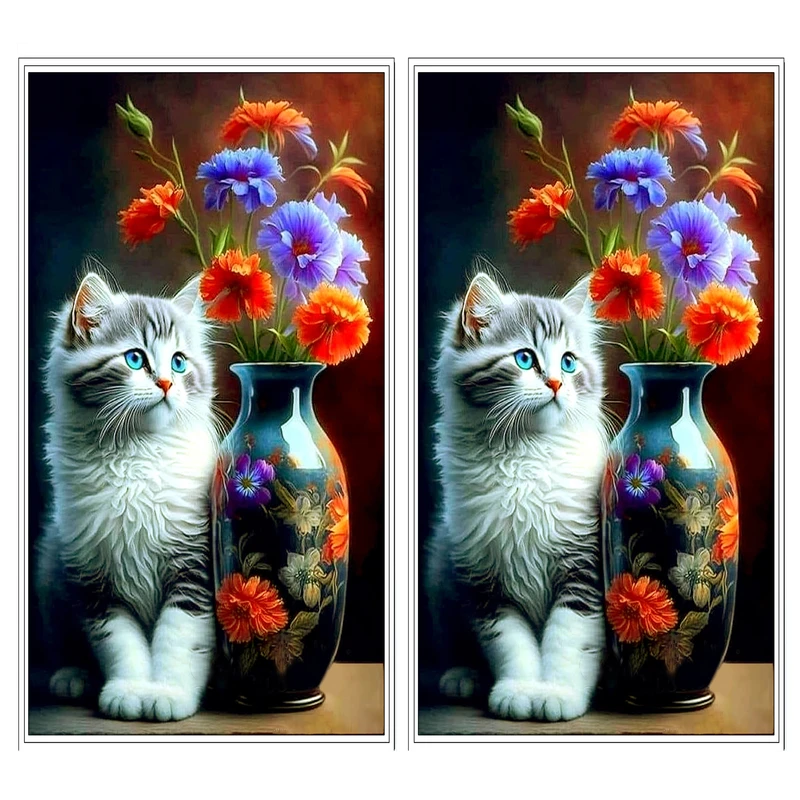پوستر  مدل تنگ و گربه در قطع سلطانی بسته دو عددی