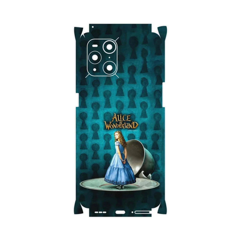 برچسب پوششی ماهوت مدل Alice in Wonderland-FullSkin مناسب برای گوشی موبایل اپو Find X3 Pro