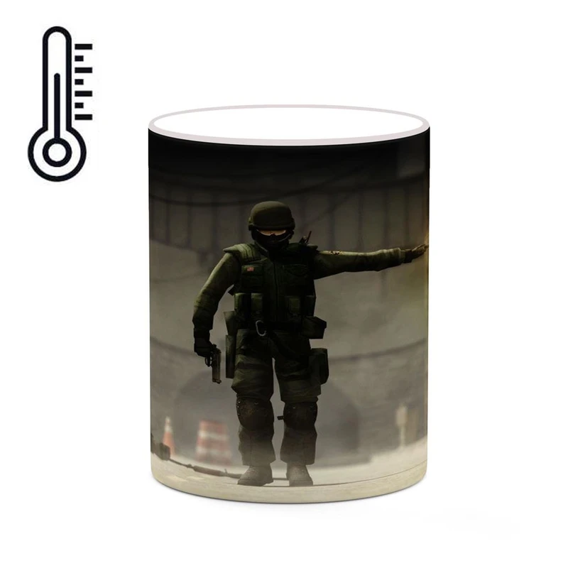 ماگ حرارتی کاکتی مدل بازی کانتر استرایک Counter-Strike 1.6 کد mgh28066