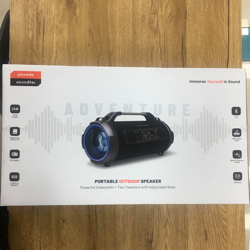 اسپیکر بلوتوثی قابل حمل پرودو مدل PD-STAVSP-BK 1