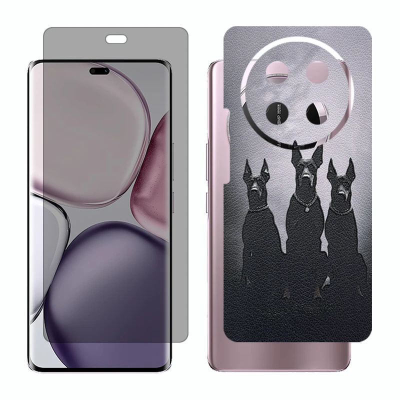 محافظ صفحه نمایش حریم شخصی گلس مدل Together مناسب برای گوشی موبایل آنر X9c به همراه برچسب پوششی