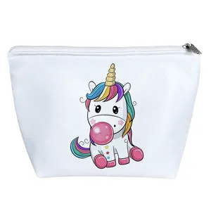 کیف لوازم آرایش دخترانه خندالو مدل اسب تک شاخ کد 392