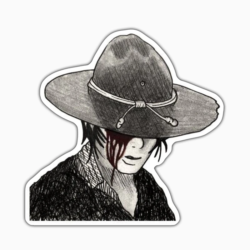 استیکر لپ تاپ و موبایل بووم طرح سریال Walkind Dead مدل Carl کد FR62