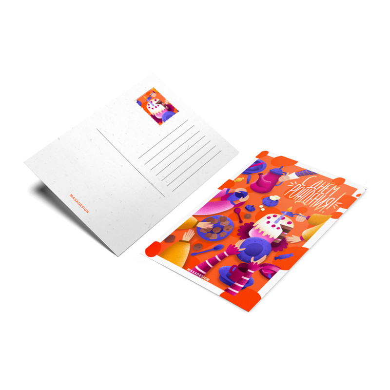 کارت پستال ماسا دیزاین مدل تولدت مبارک کد stkv0538