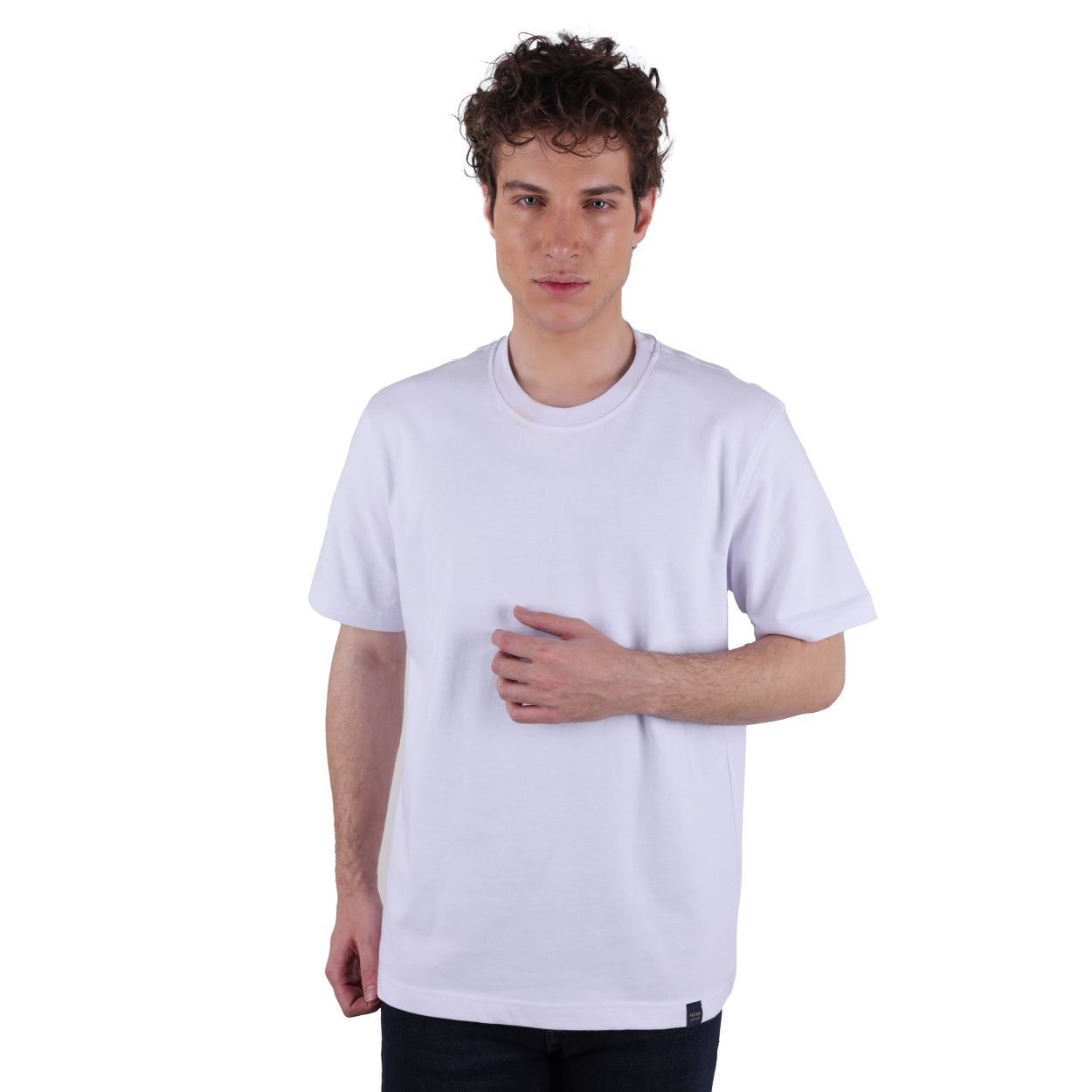 تی شرت آستین کوتاه مردانه پاتن جامه مدل 131621030243000 رنگ سفید -  - 3