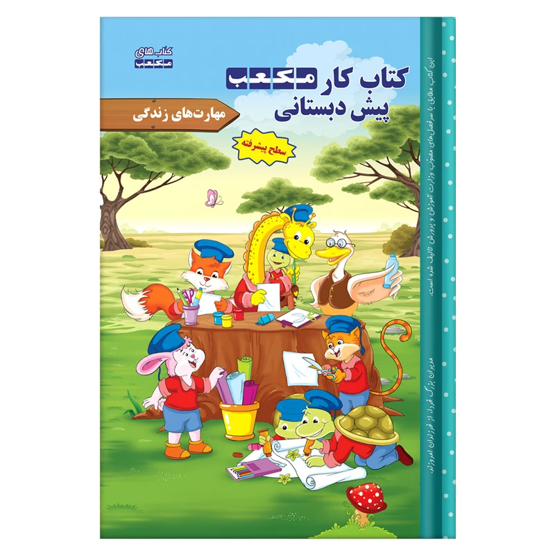 کتاب کار مکعب پیش‌دبستانی: مهارت های زندگی سطح پیشرفته اثر اکرم‌ السادات سعید نشر مکعب
