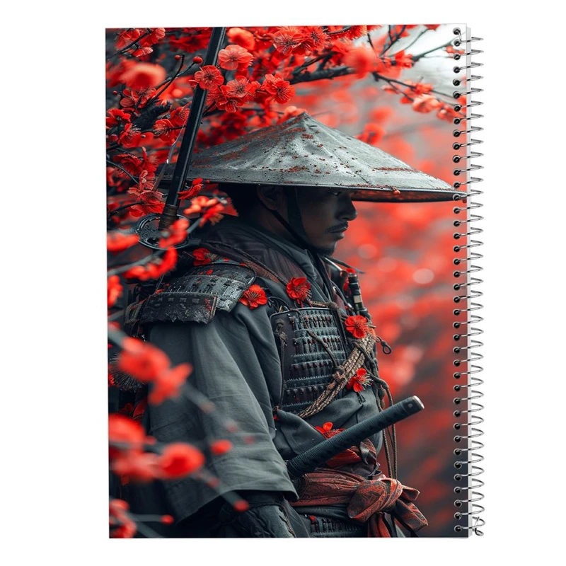 دفتر ژورنال نویسی 50 برگ مدوپد مدل نقطه ای طرح سامورایی کد DF15175