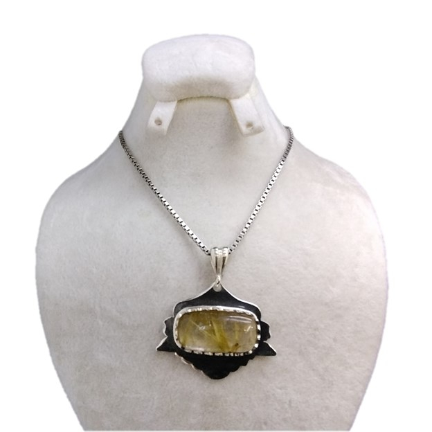 گردنبند نقره زنانه مدل gol-9800