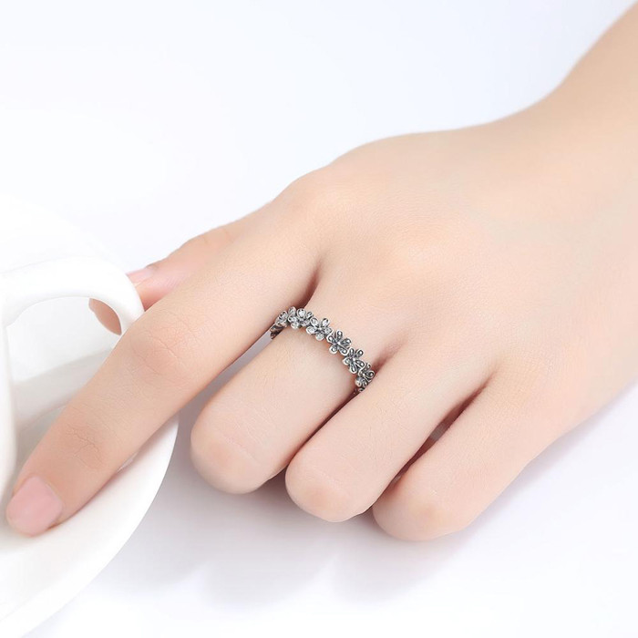 انگشتر نقره زنانه مدل S107