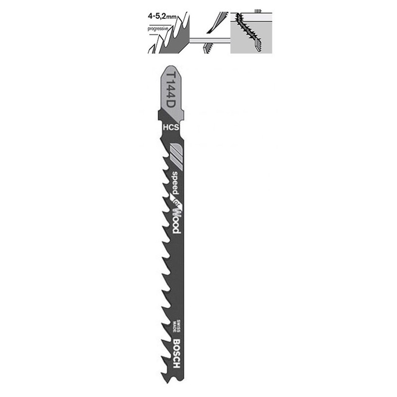 تیغ اره عمودبر چوب بوش مدل T144D بسته 5 عددی