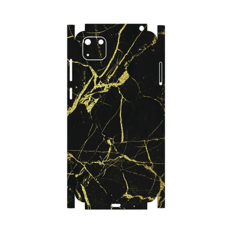 برچسب پوششی ماهوت مدل Graphite-Gold-Marble-FullSkin مناسب برای گوشی موبایل هوآوی Y5P