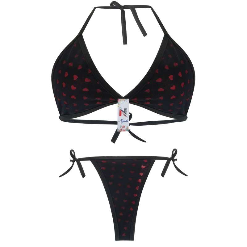 ست شورت و سوتین زنانه نُجَبا مدل بندی