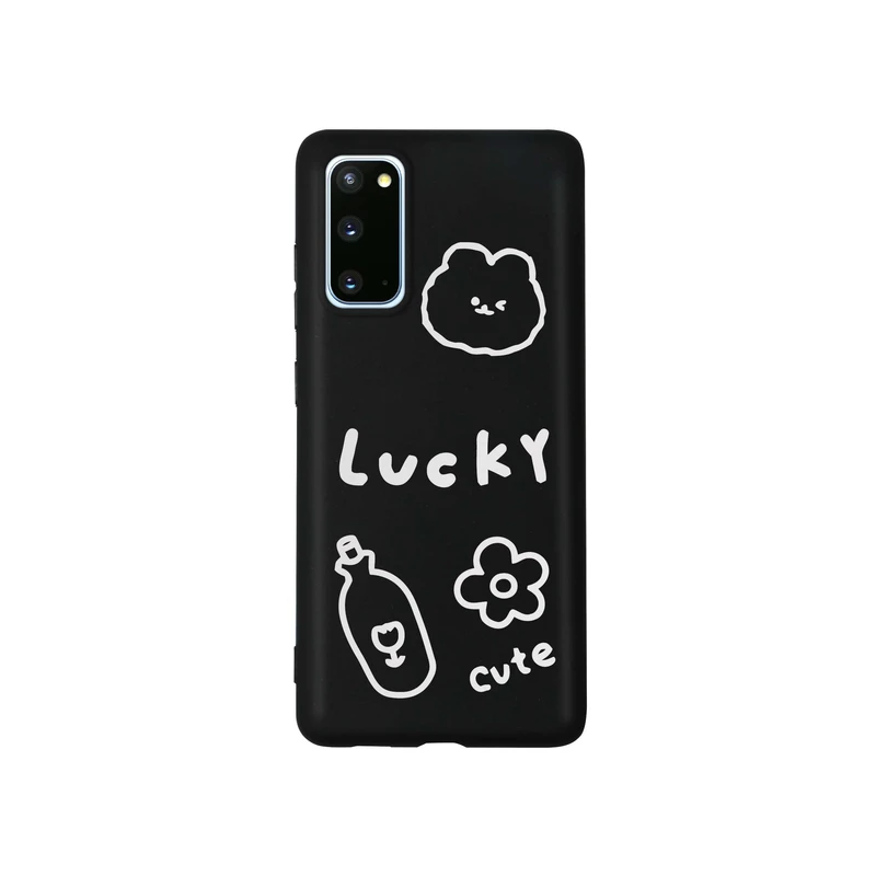 کاور طرح خرس مینیمال کد t4642 مناسب برای گوشی موبایل سامسونگ Galaxy S20 FE