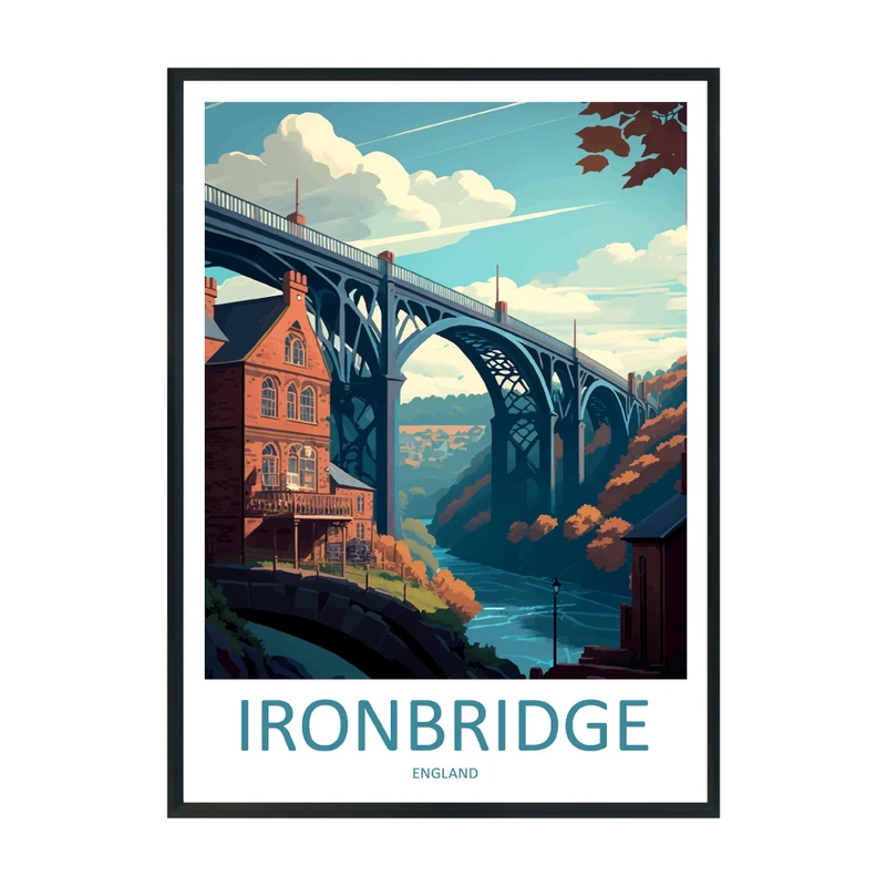 پوستر مدل آیرون بریج انگلستان