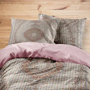 سرویس روتختی مدوپد طرح فرش تبریز مدل C-Tabriz58 یک نفره 4 تکه