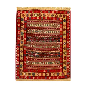 گلیم دستبافت یک متری مدل ورنی کد 9912135
