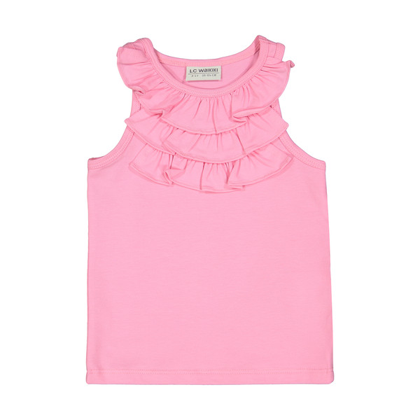 تاپ دخترانه ال سی وایکیکی مدل 0SJ553Z4-FNL-PINK