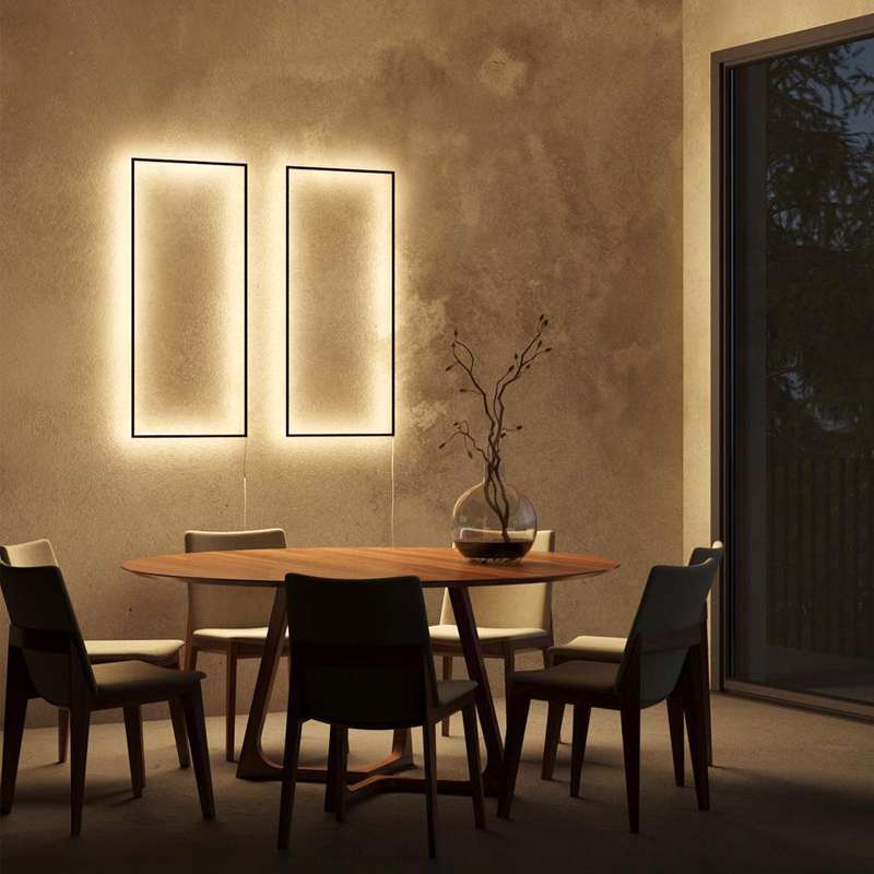 چراغ دیواری مدل مستطیل